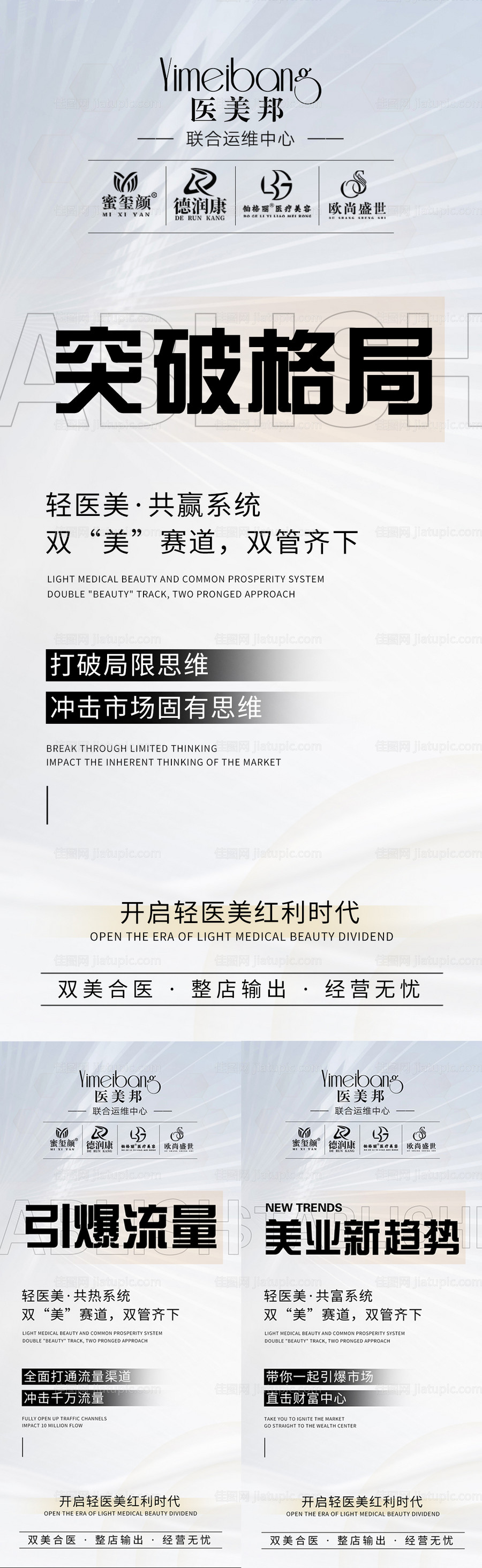 医美招商宣传海报-源文件