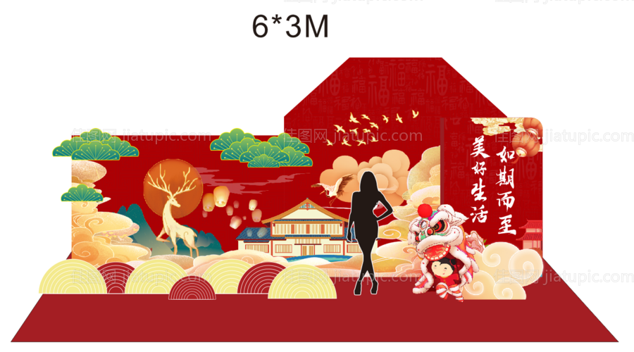 国潮留影区-源文件