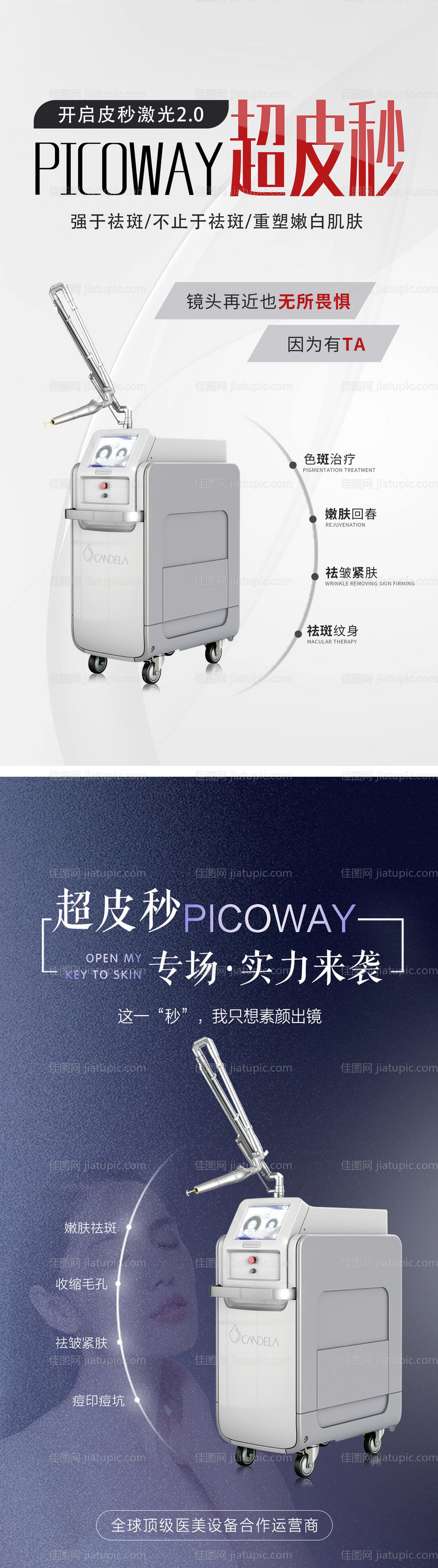 医美超皮秒仪器设备海报-源文件
