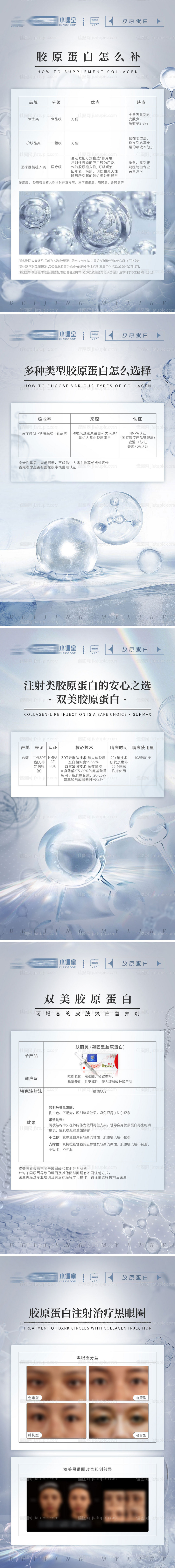 胶原蛋白品牌海报-源文件