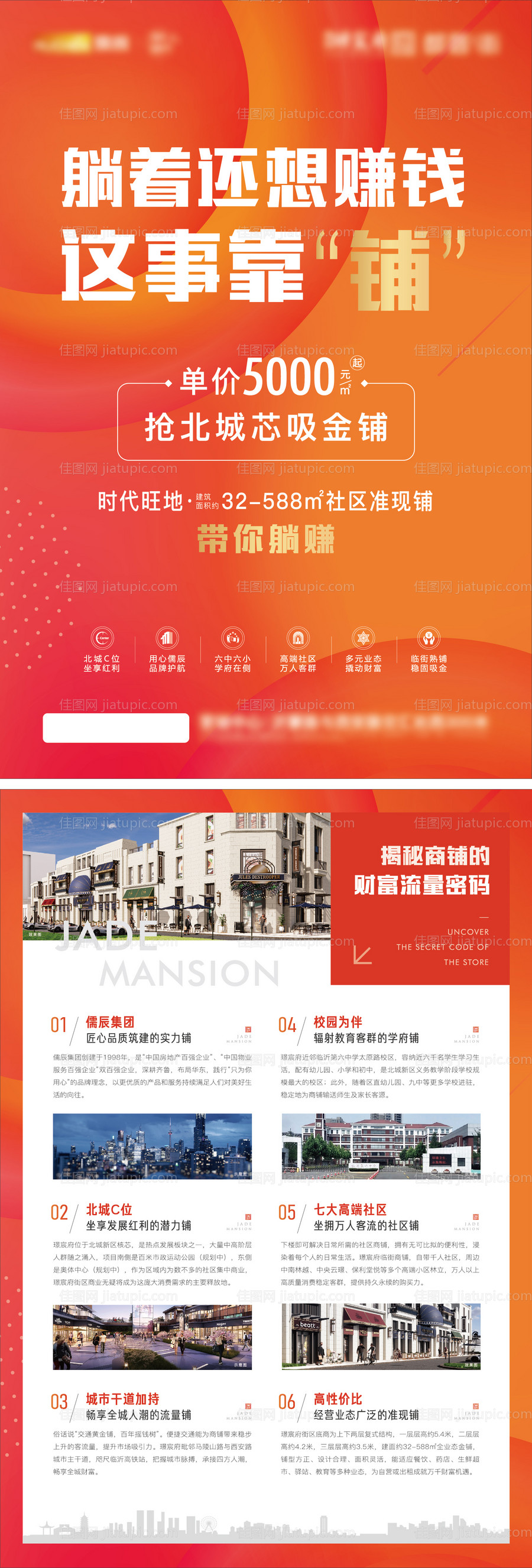 地产商品招商单页-源文件