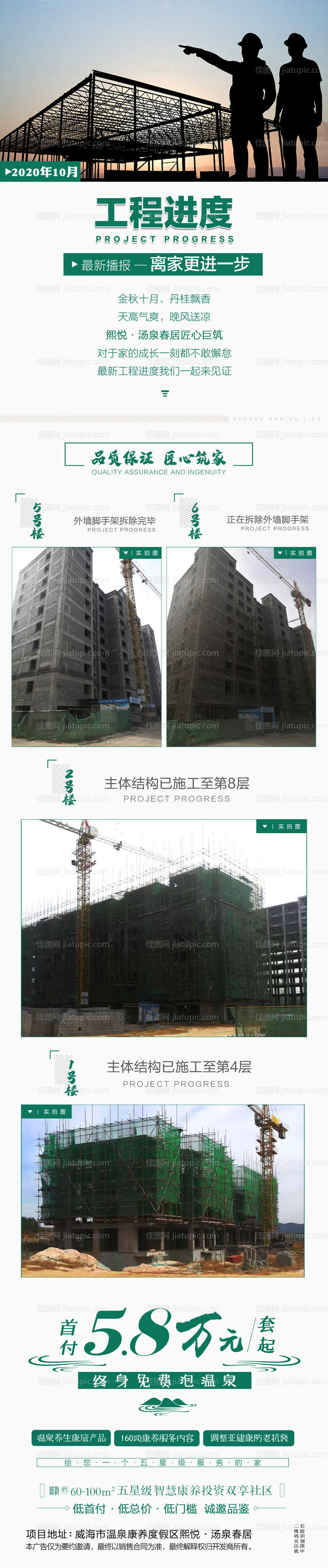 地产工程进度长图-源文件