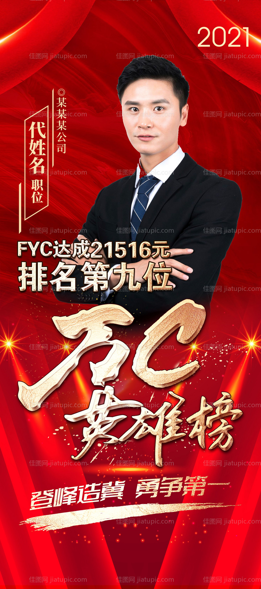 地产人物展架-源文件