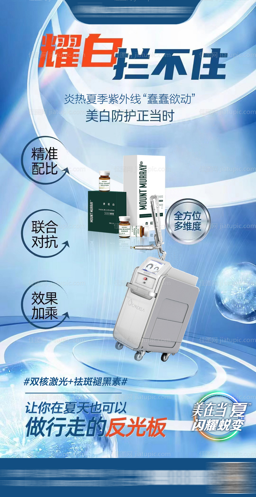 祛斑超皮秒海报-源文件