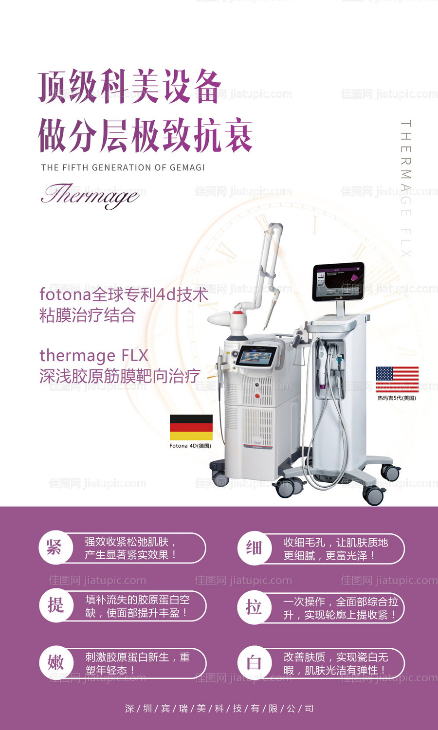 医美热玛吉仪器海报-源文件
