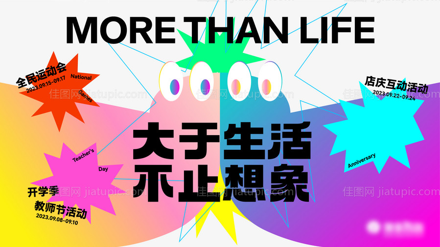 多巴胺周年庆展板-源文件