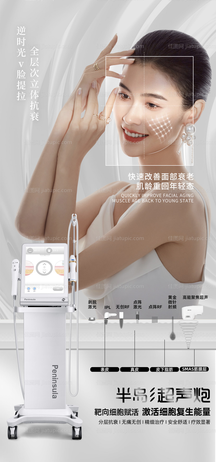 半岛超声炮仪器海报-源文件