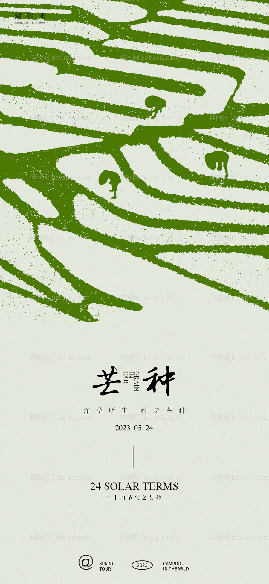 芒种节气海报-源文件