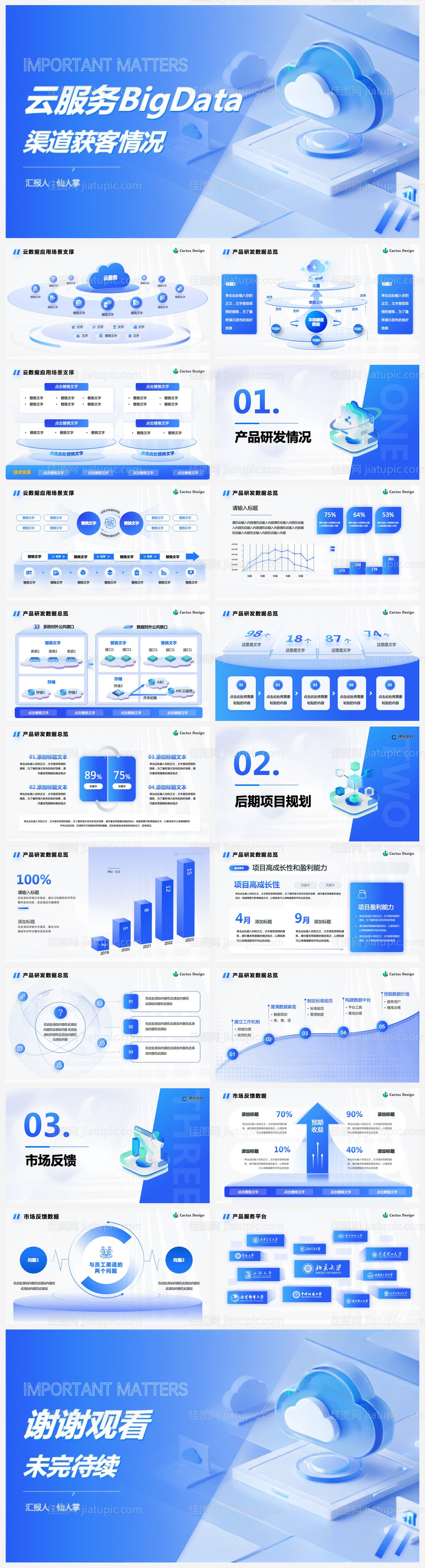 企业大数据云服务ppt-源文件