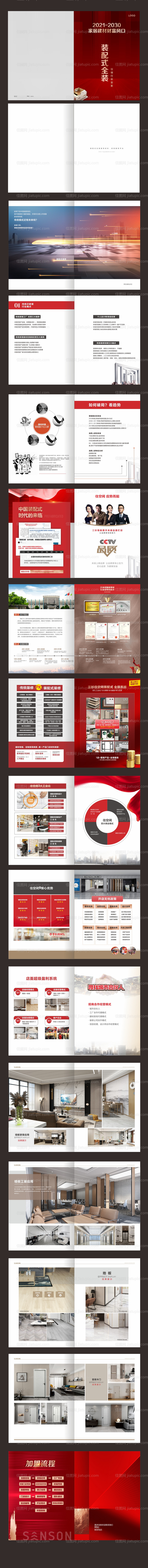 品牌招商画册-源文件