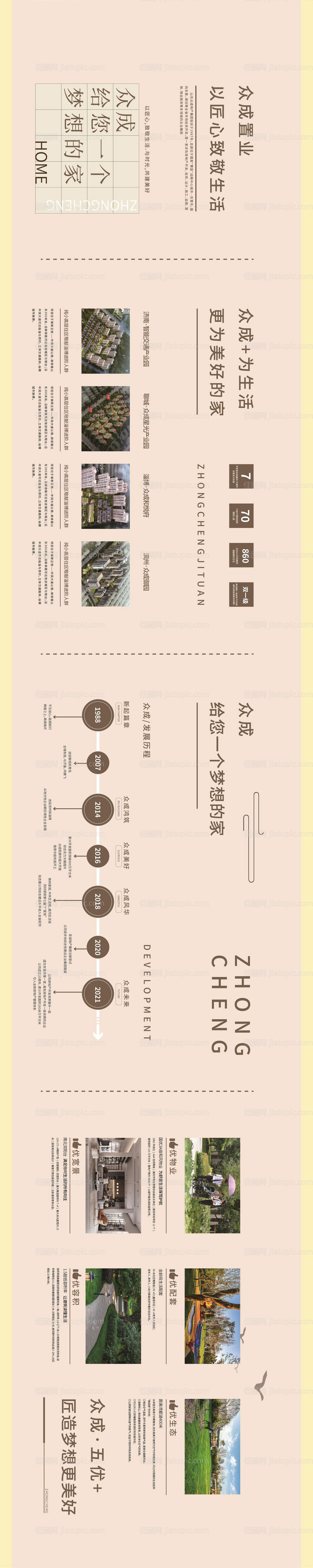地产通道企业品牌墙广告展板-源文件