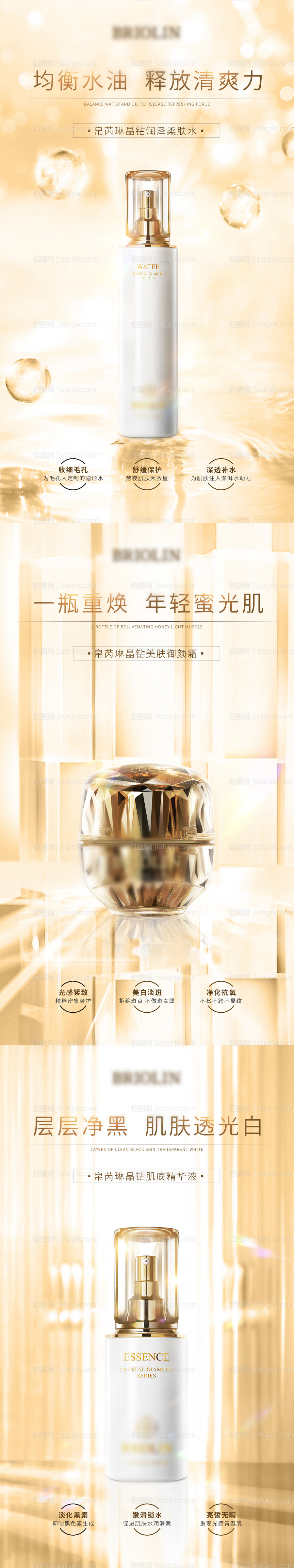 护肤品产品系列海报-源文件