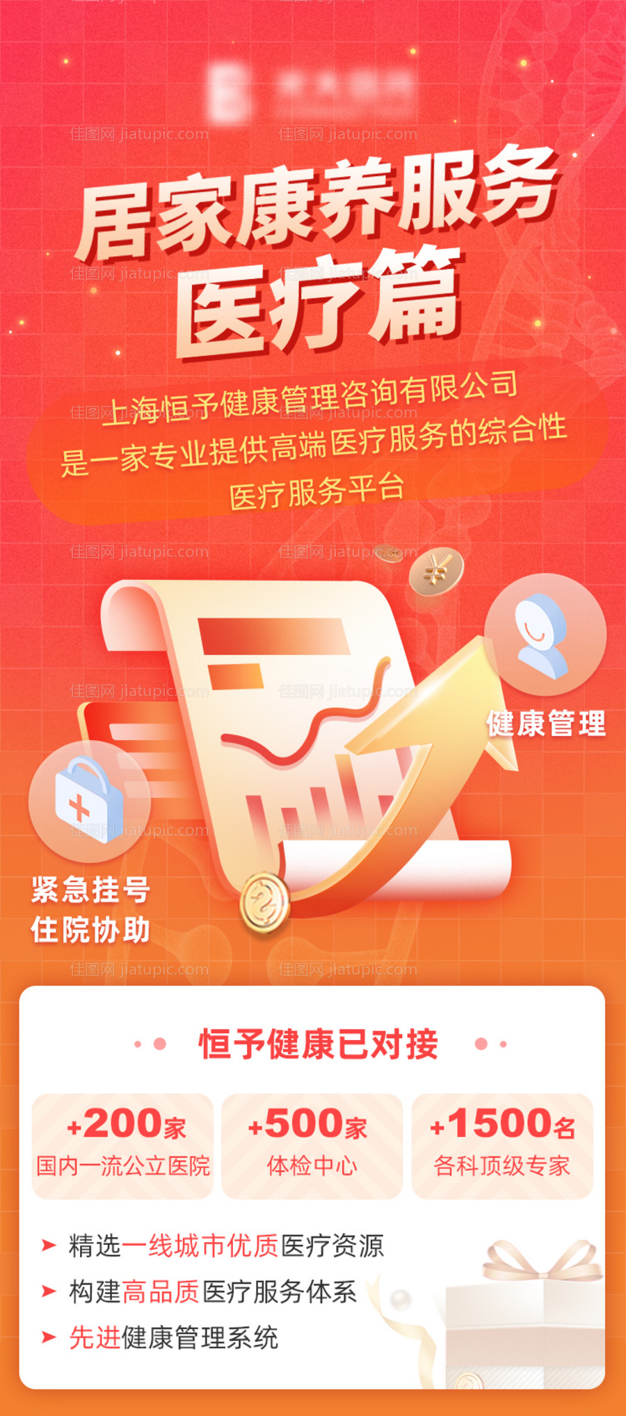 居家康养医疗类海报-源文件