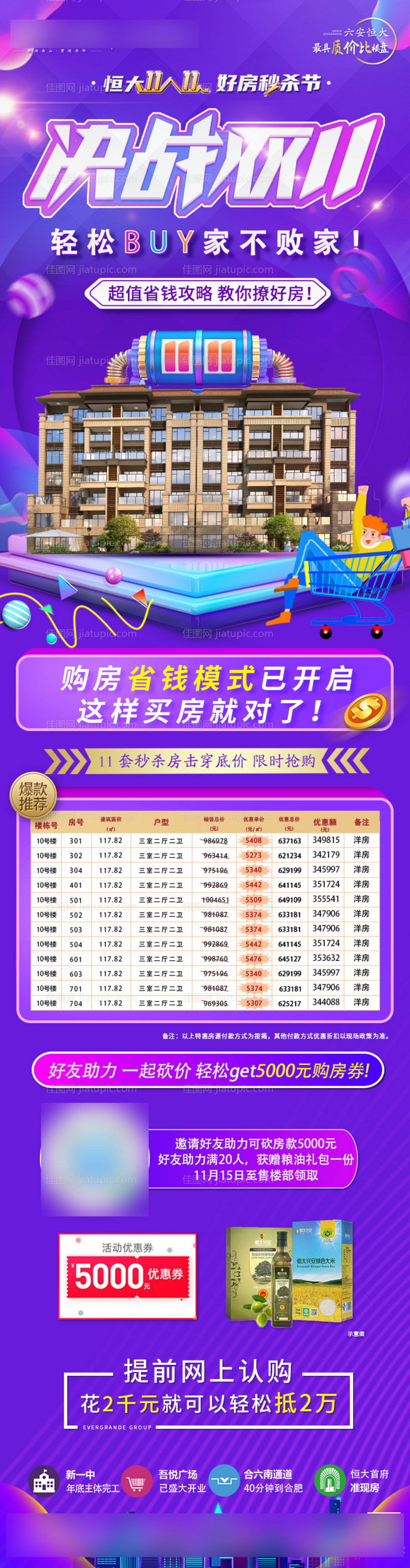 决战双11钜惠买房长图-源文件