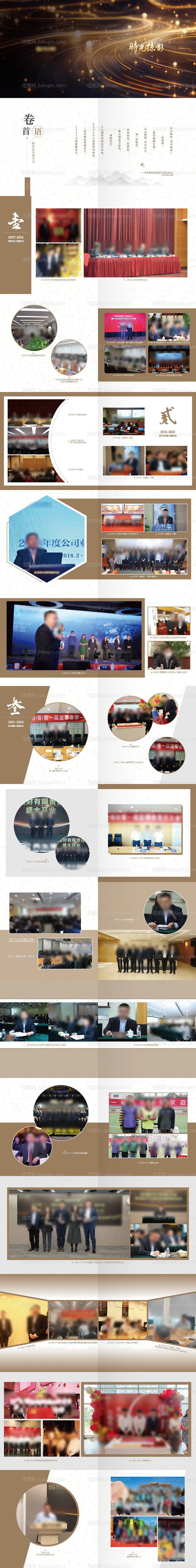 金融品牌发展历程宣传册-源文件