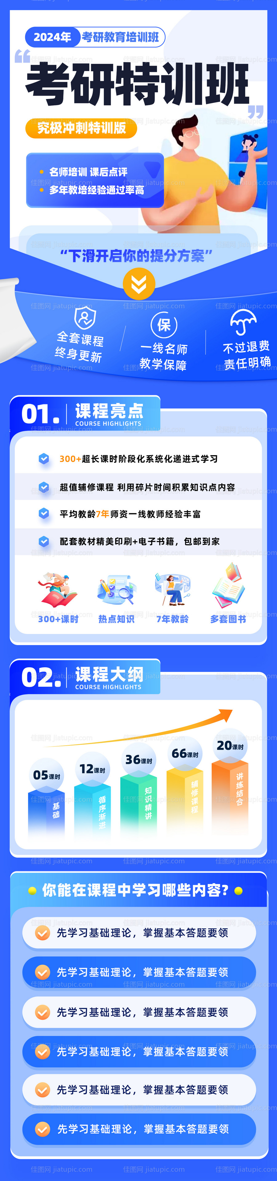 教育考研培训班活动长图-源文件