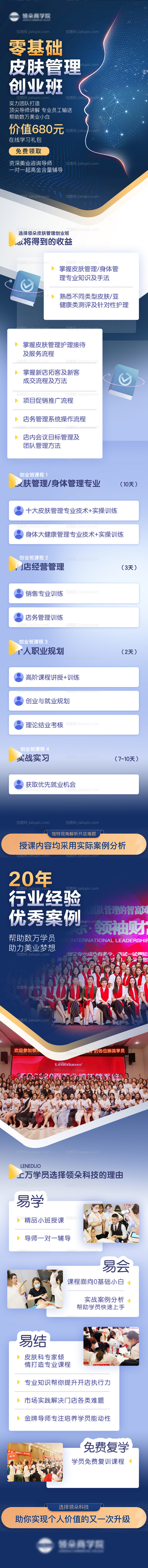 皮肤管理课程介绍专题设计-源文件