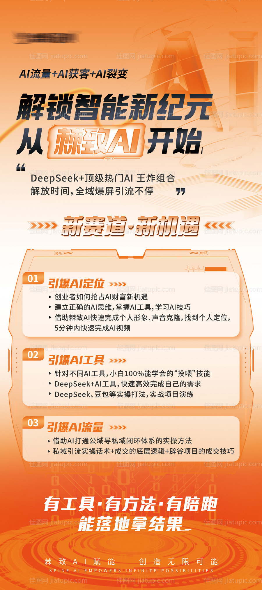 智能AI宣传展架-源文件