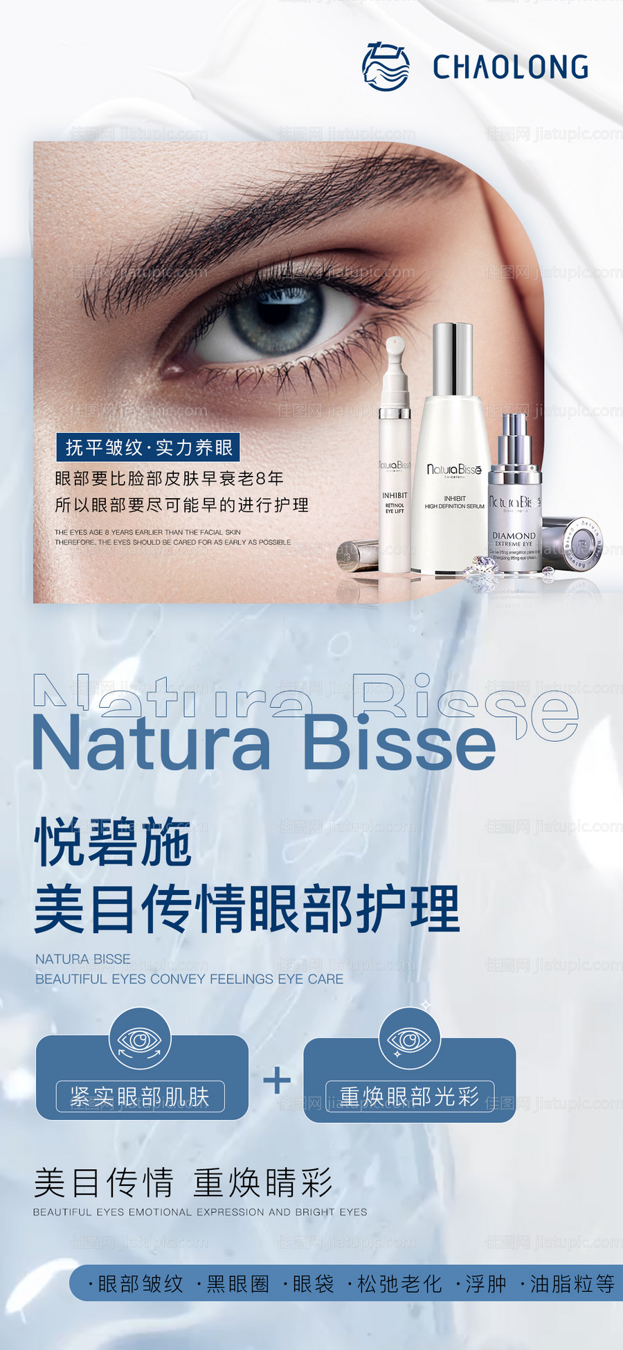 医美SPA眼部护理海报-源文件