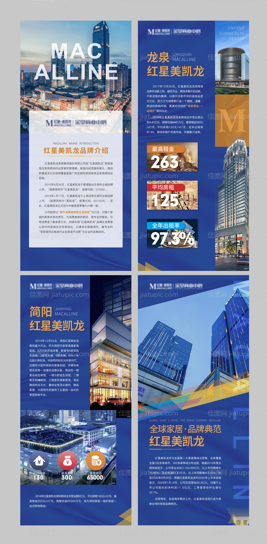 商业招商系列展架-源文件