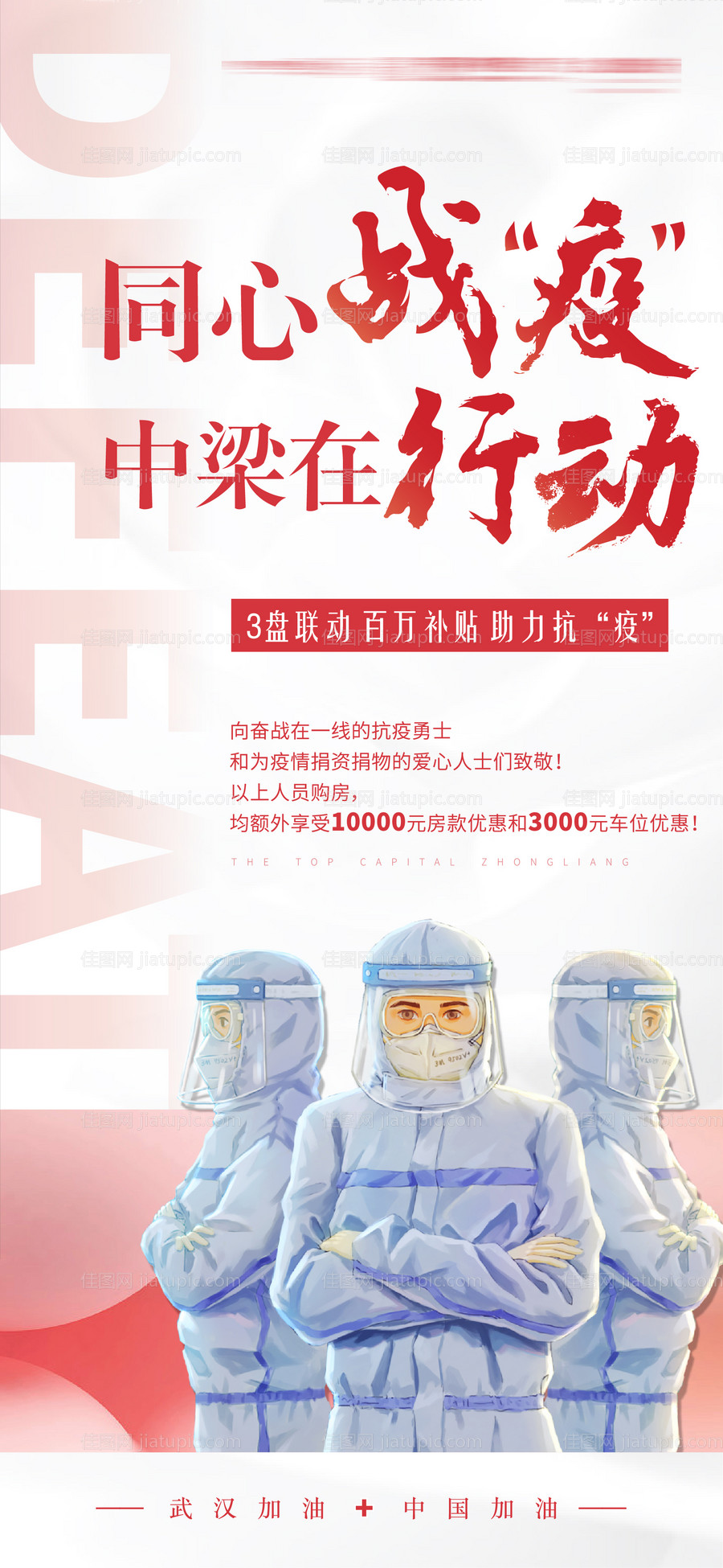 地产防疫刷屏海报-源文件