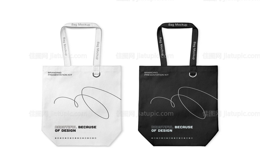 手提袋纸袋包装样机-源文件