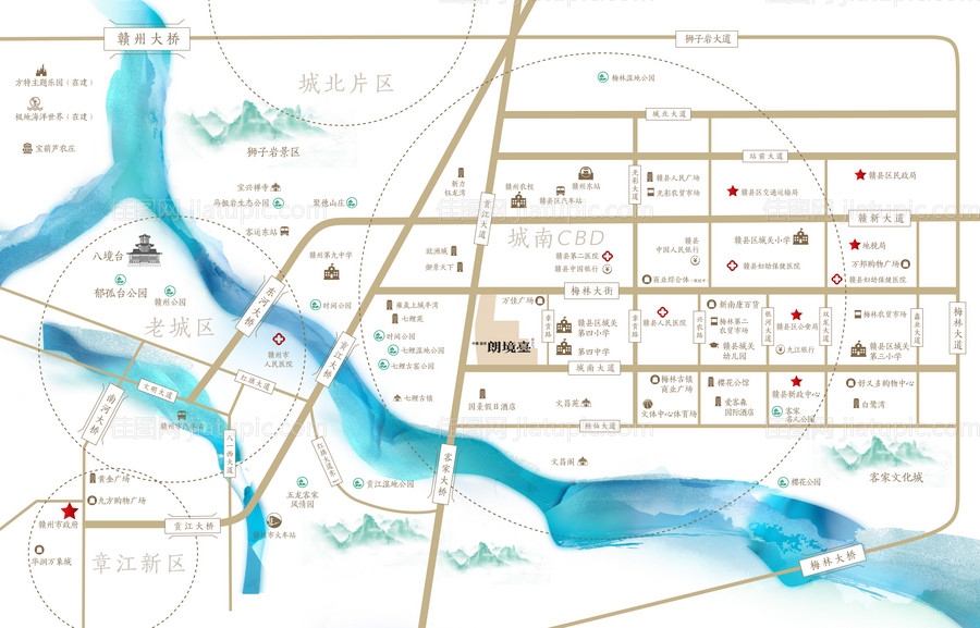 地产区位图大地图-源文件