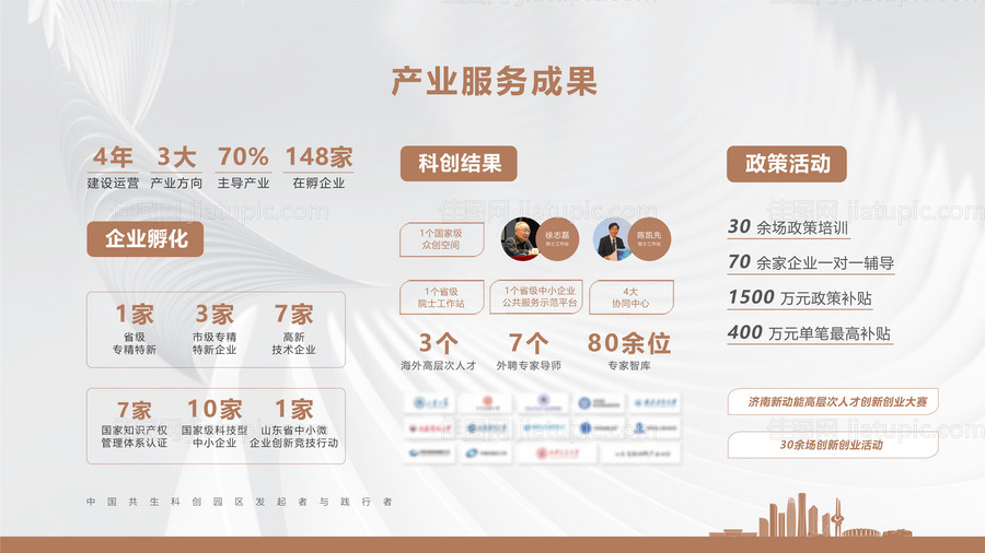 产业服务文化墙-源文件