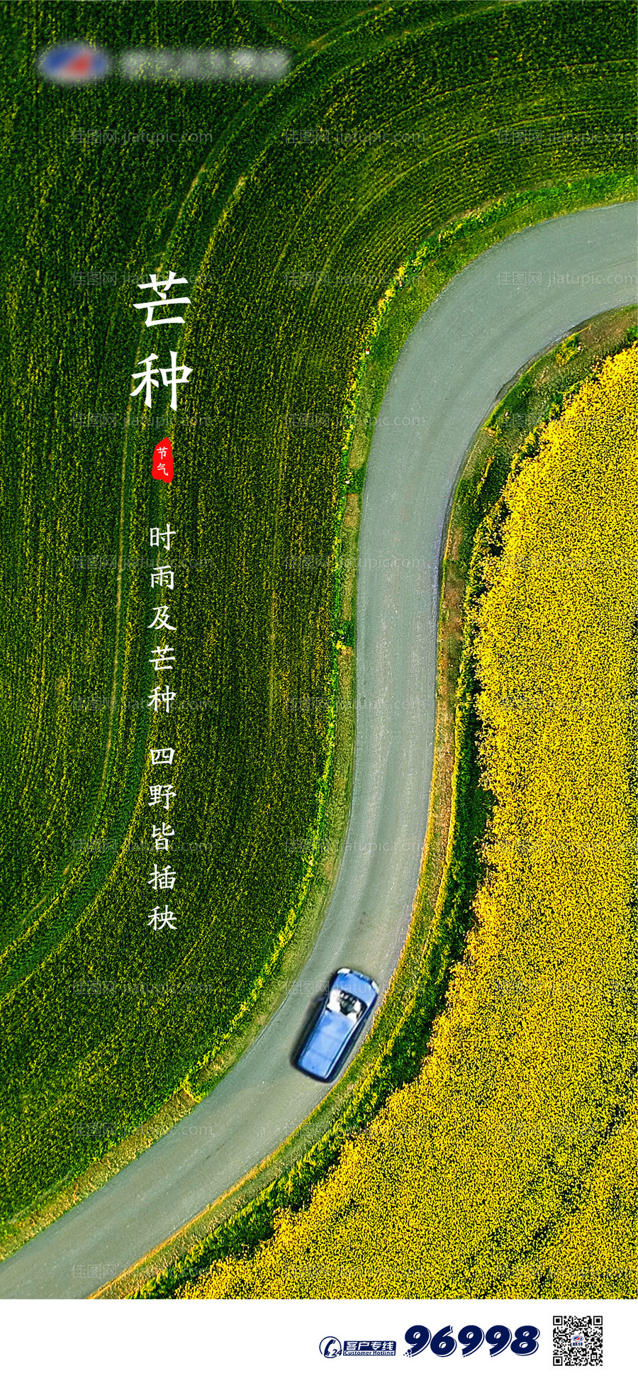 芒种节气汽车营销海报-源文件