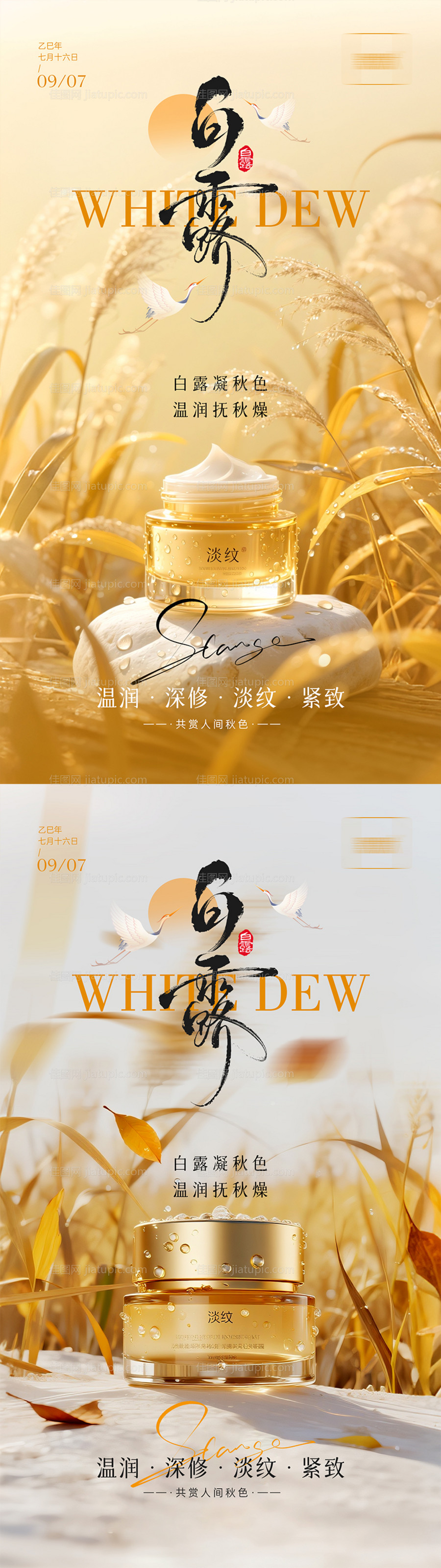 白露海报-源文件