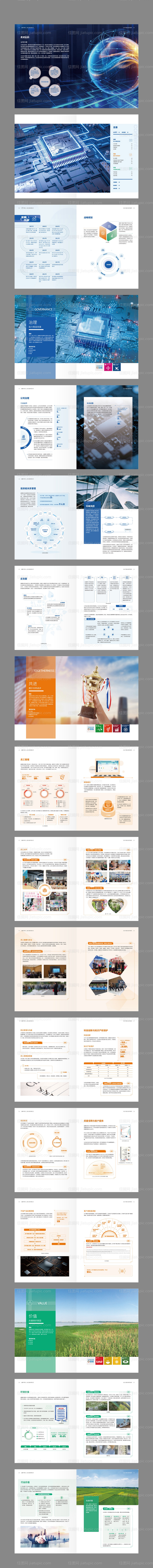 科技画册宣传册-源文件