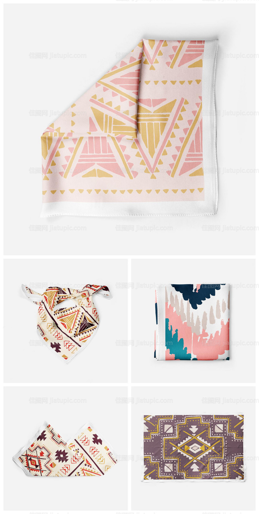 丝绸丝巾样机-源文件