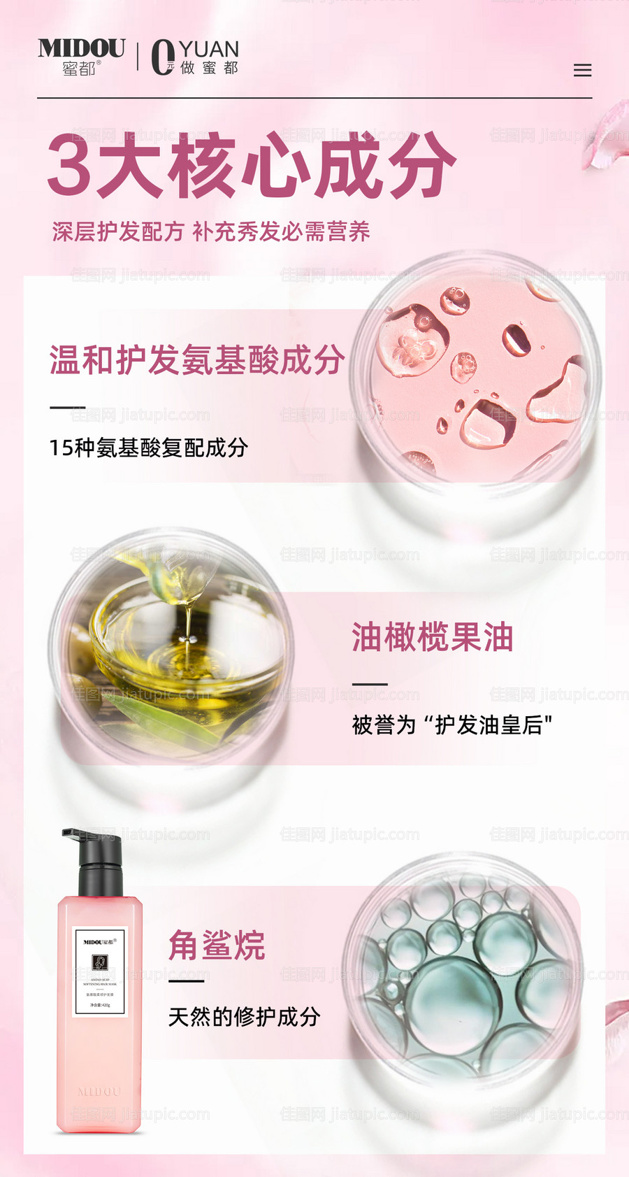 微商成分系列海报-源文件