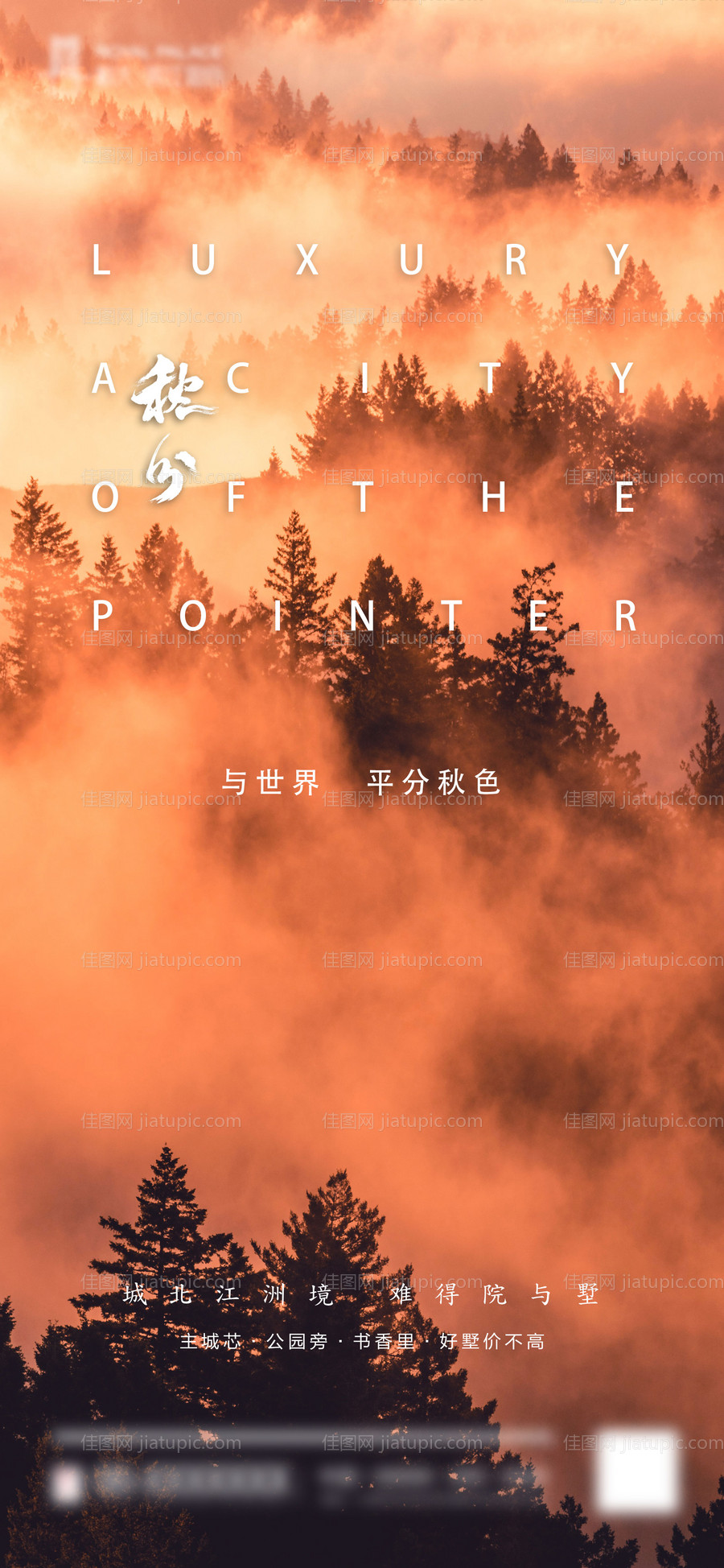 秋分节气移动端海报-源文件