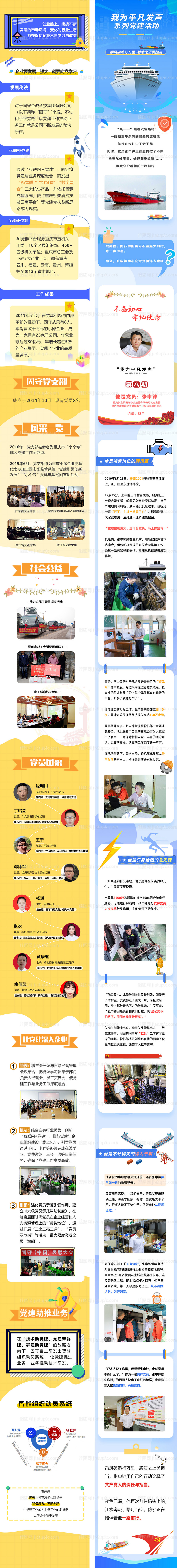 党建简约创意长图-源文件