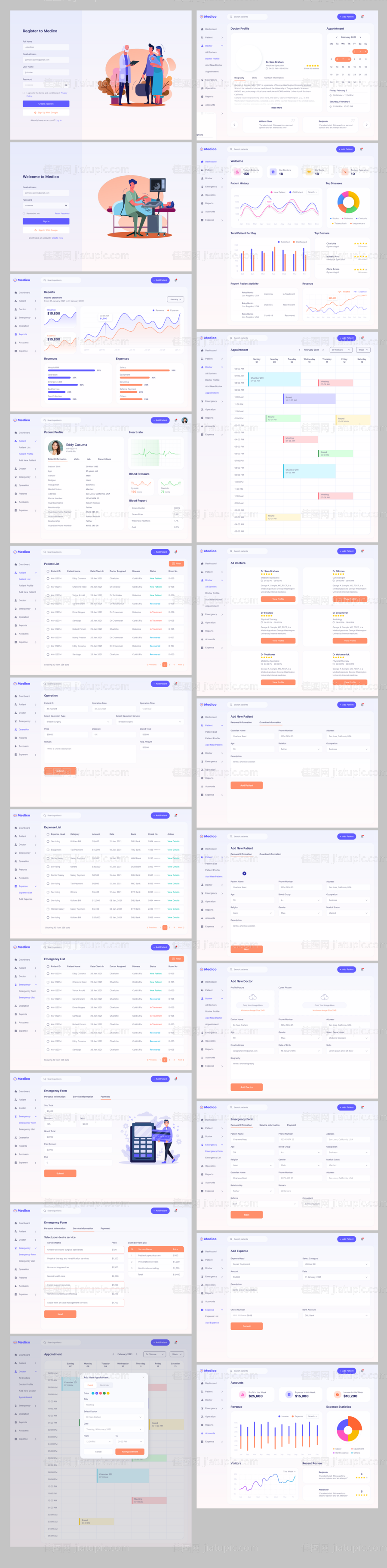 产检医院后台管理系统电脑端-源文件
