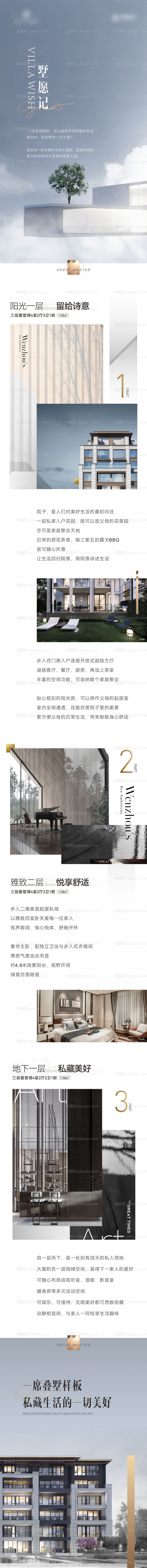 房地产别墅价值点H5专题设计-源文件