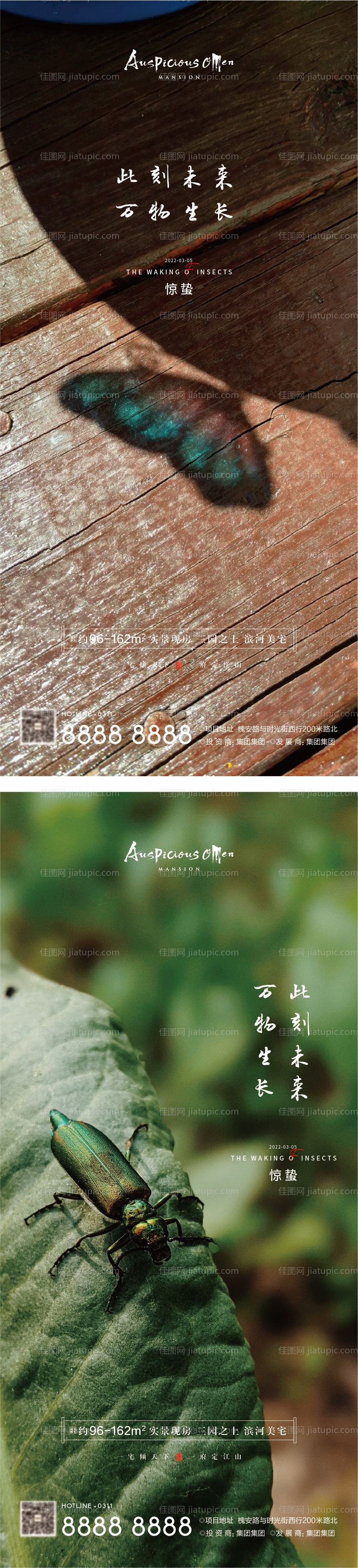 惊蛰节气海报-源文件