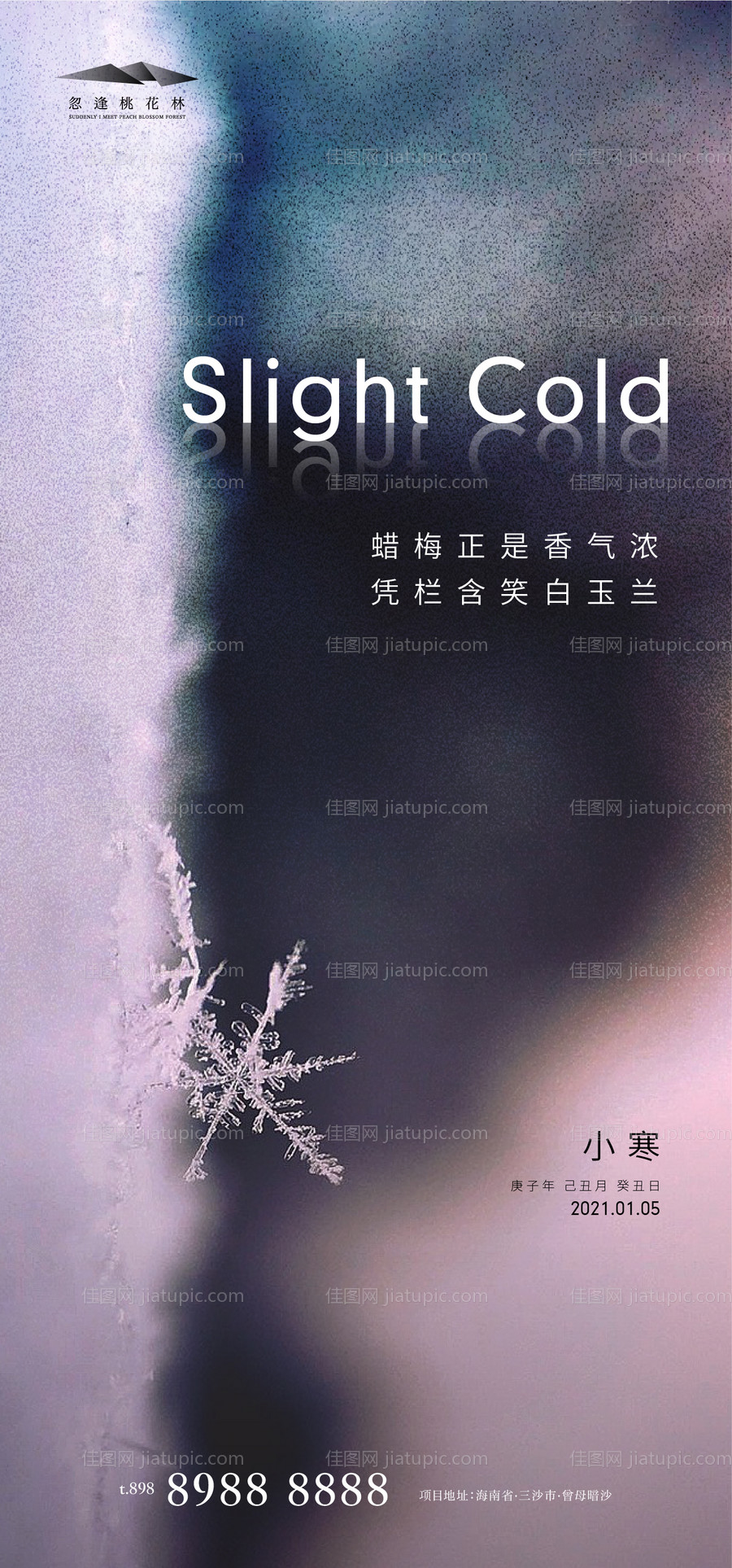 小寒节气海报-源文件