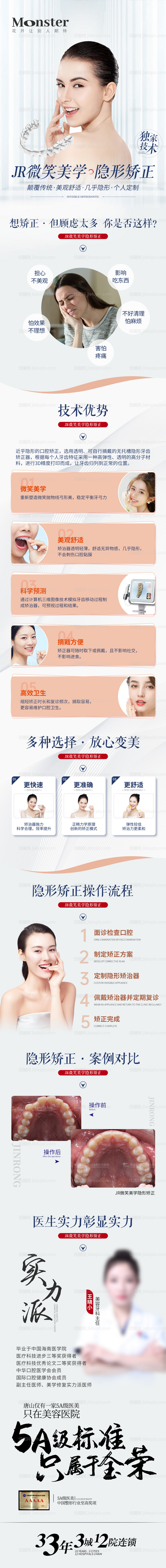 医美口腔隐形矫正专题-源文件