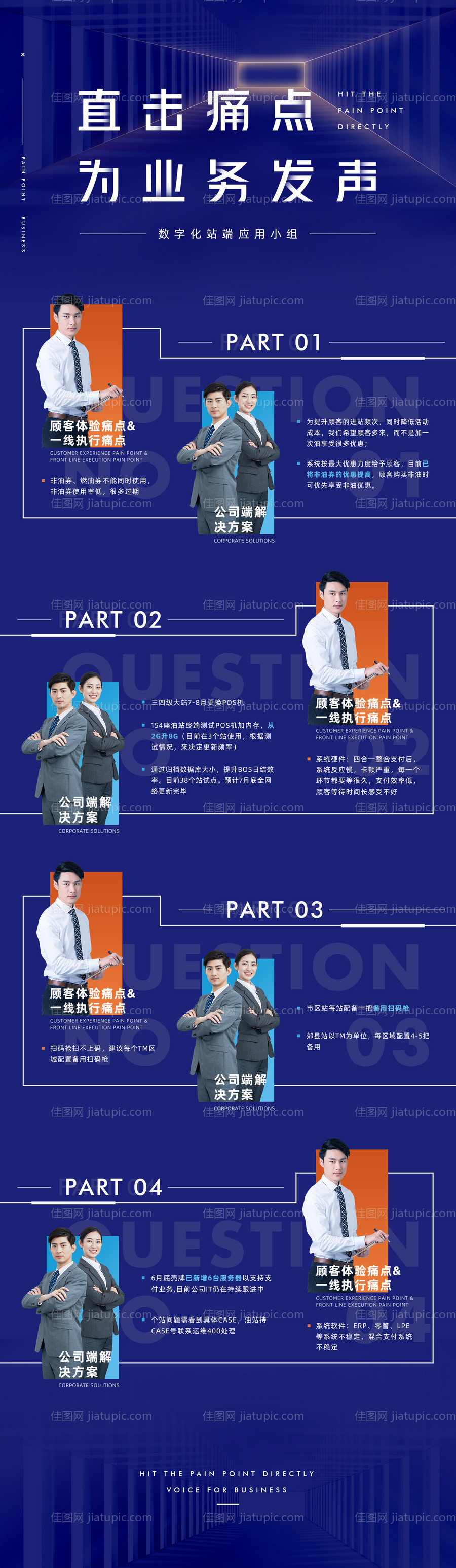 商务撞色长图海报-源文件