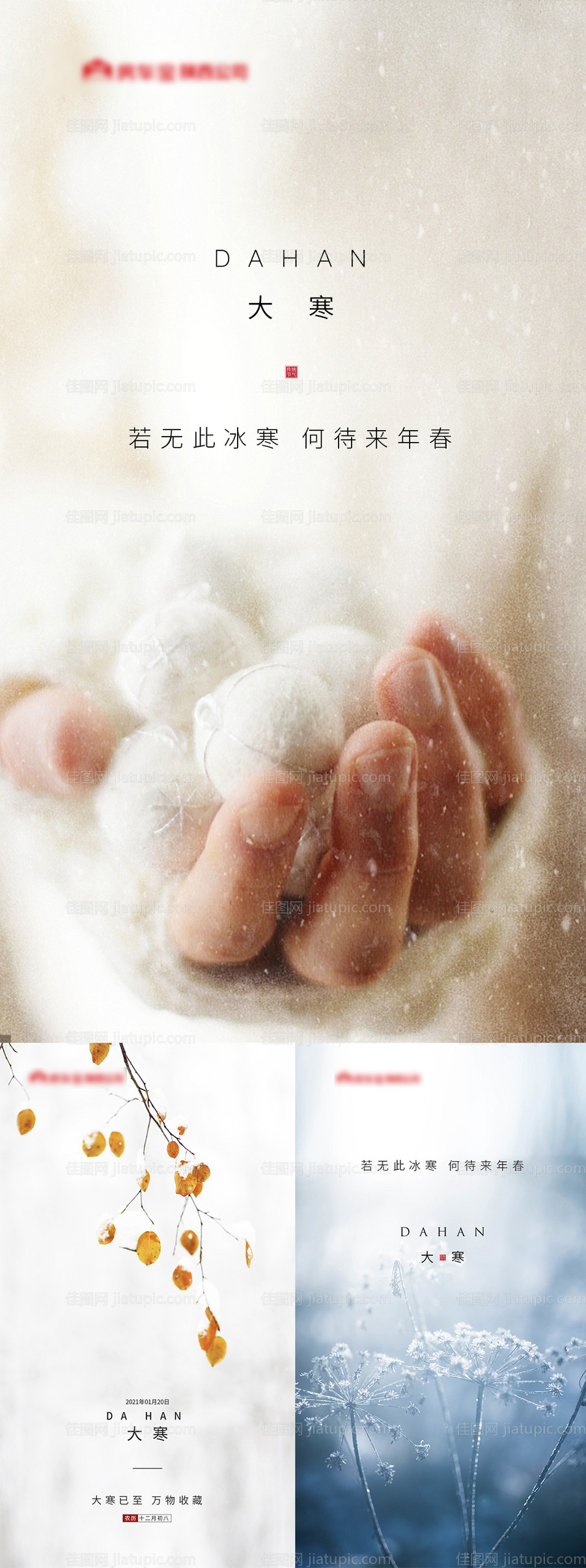 大寒海报-源文件