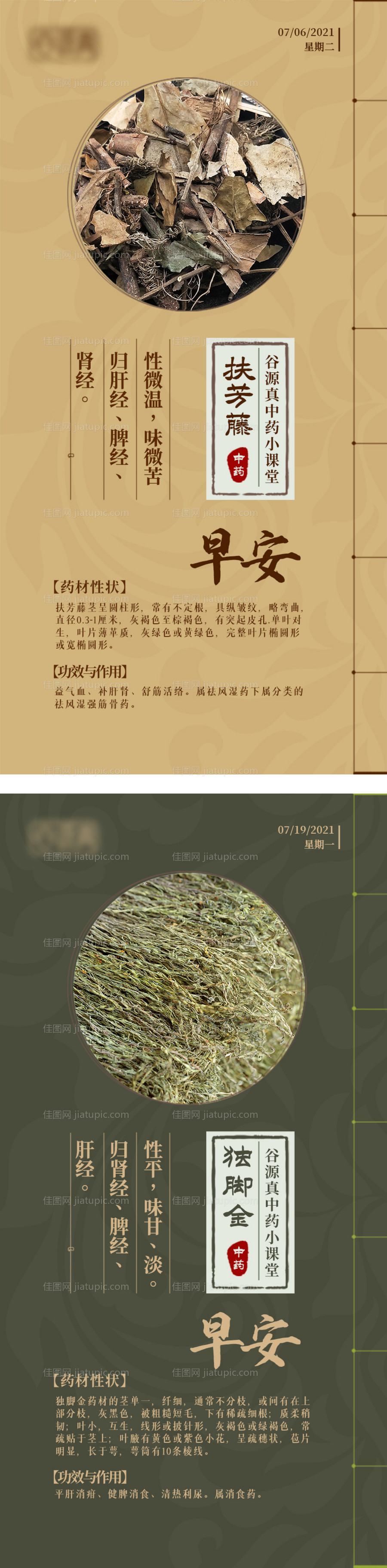 中医中药早安古风海报-源文件