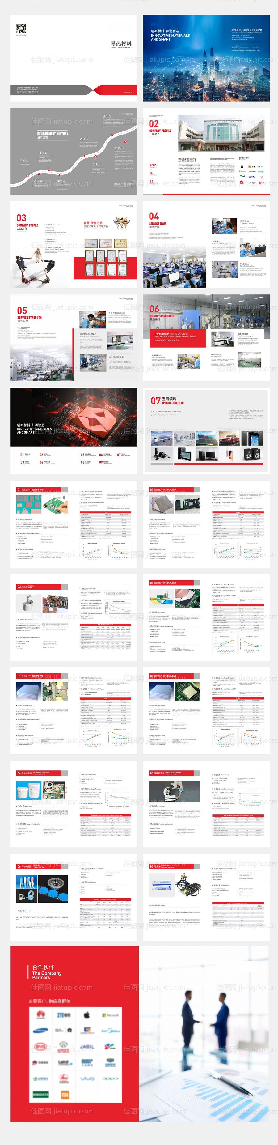 绝缘导热材料画册设计-源文件