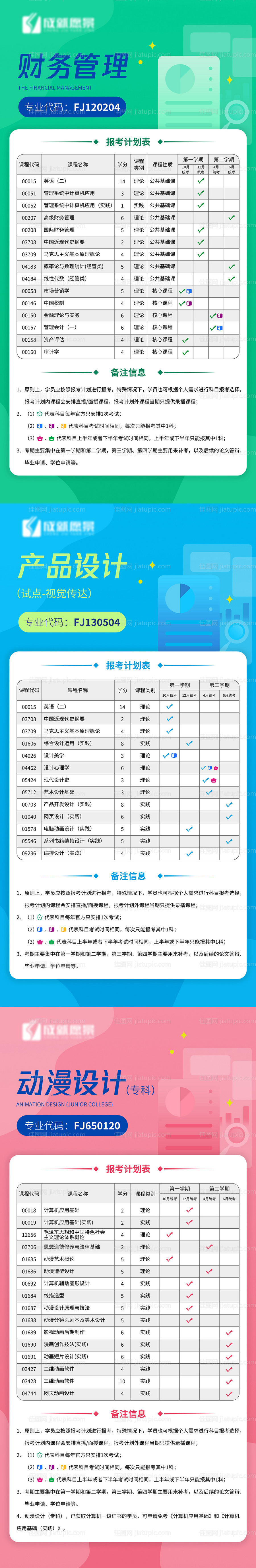 互联网教育课程线上招生计划表-源文件