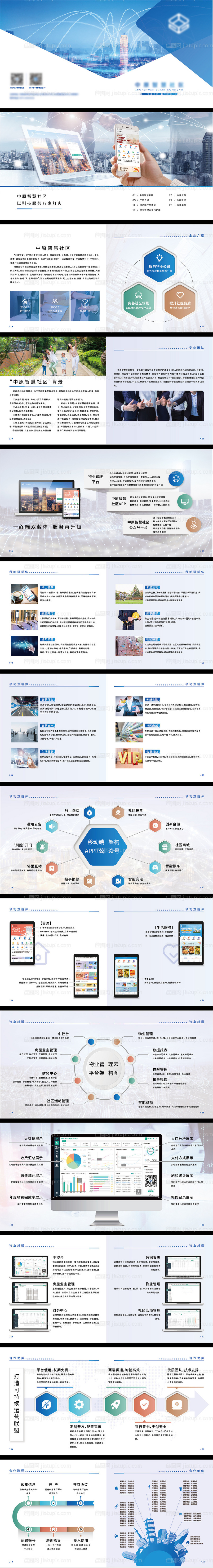 科技物业宣传画册-源文件