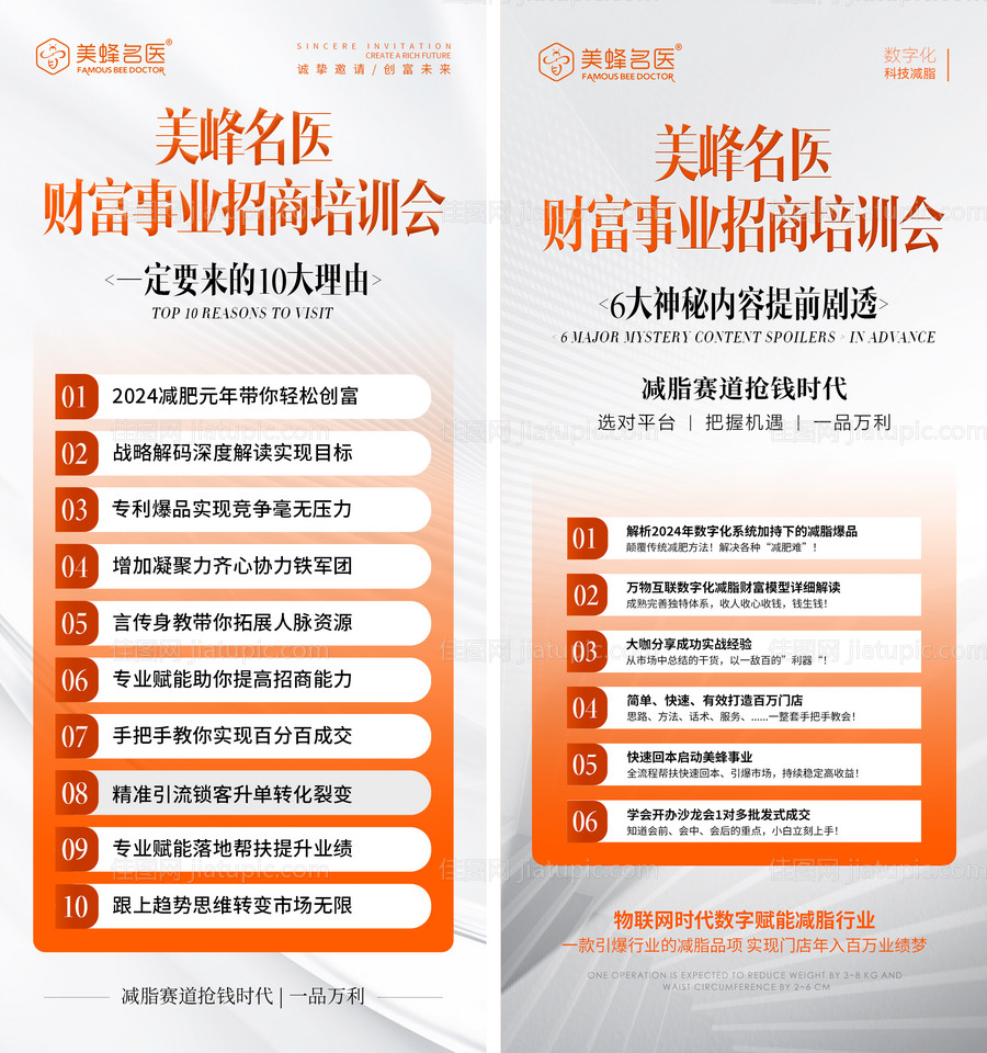 医美招商培训会系列海报-源文件