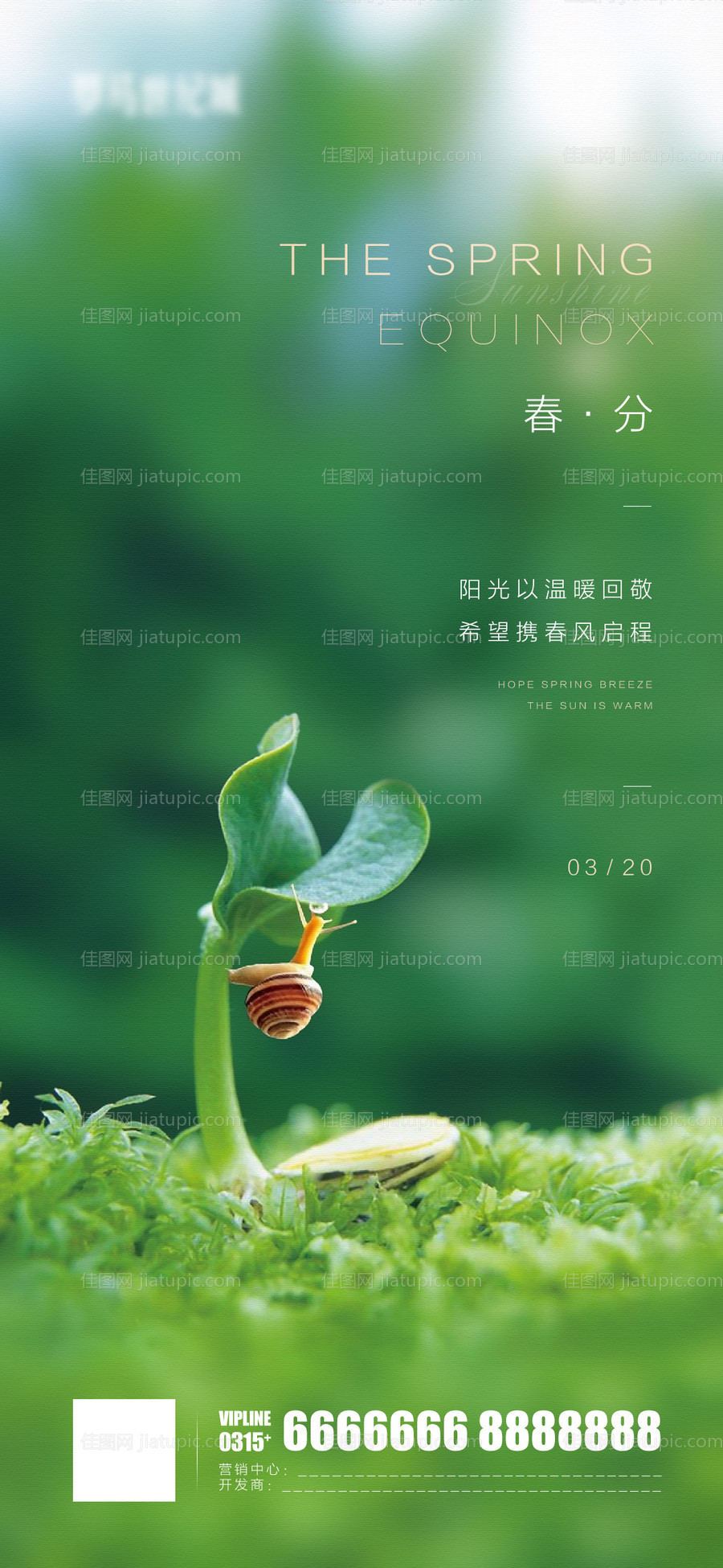 春分微信海报-源文件