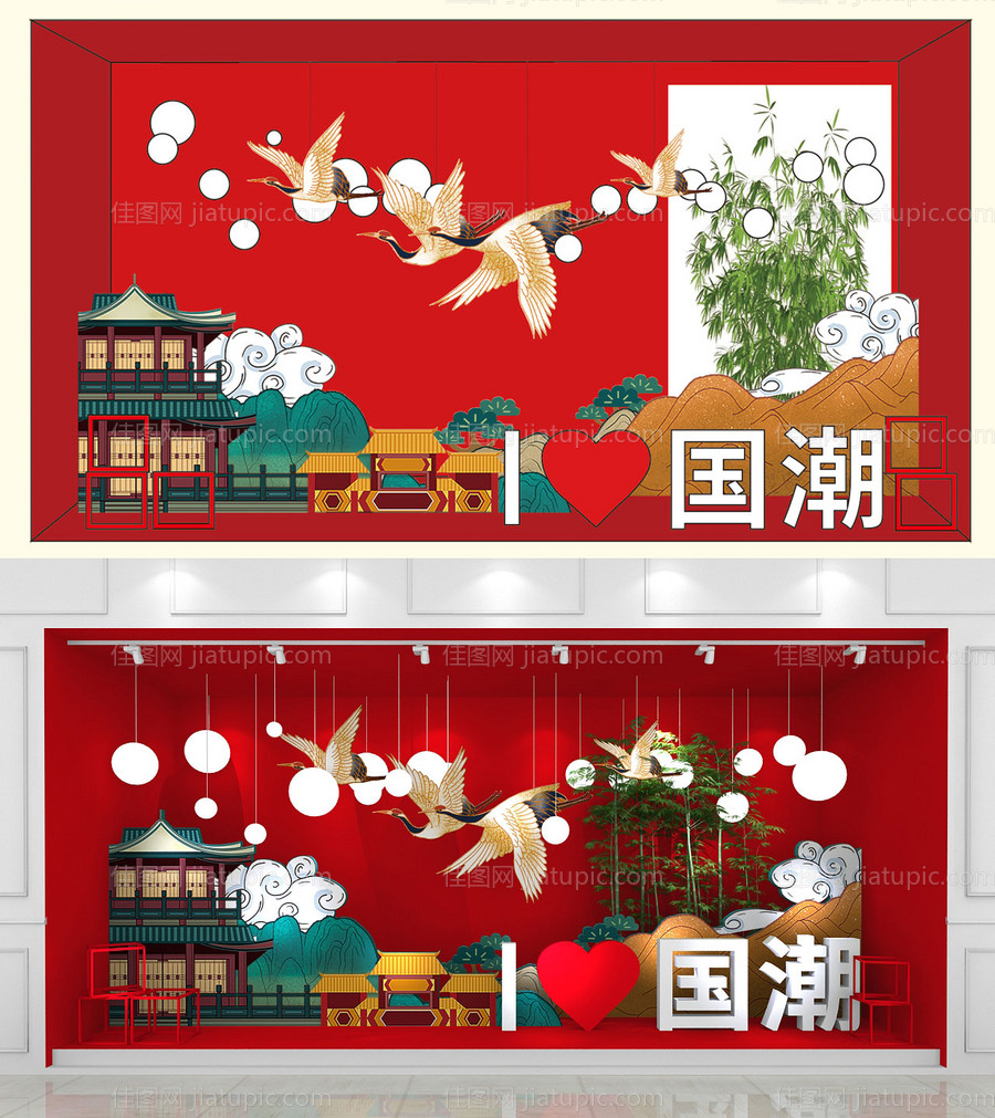 地产橱窗美陈-源文件