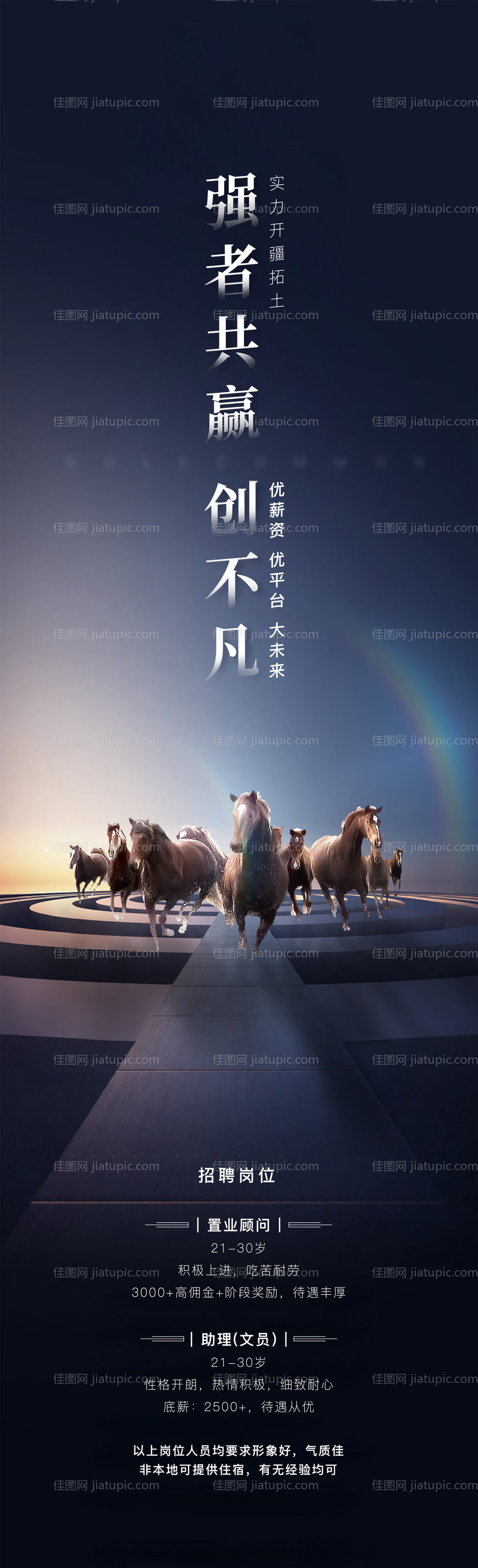 地产招聘长图海报-源文件